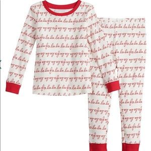 Toddler Fa La La Christmas Matching Pajamas